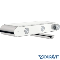 Duravit - Duravit TH Termostatik Banyo Bataryası, Krom/Beyaz Parlak - TH5220001005