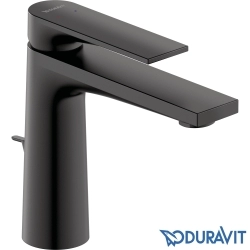 Duravit - Duravit Tulum Lavabo Bataryası, Sifon Kumandalı, Mat Siyah (M Boy)
