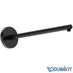 Duravit - Duravit Tepe Duşu Dirseği, Duvardan, 485 mm, Mat Siyah