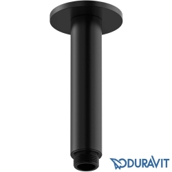 Duravit - Duravit Tepe Duşu Dirseği, Tavandan, 125 mm, Mat Siyah