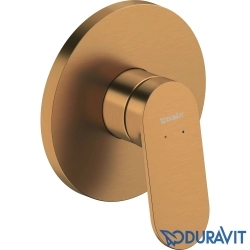Duravit - Duravit Wave Ankastre Duş Bataryası, Fırçalı Bakır - WA4210007004