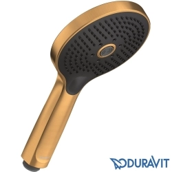 Duravit - Duravit Wave Ankastre Banyo Bataryası, Tepe ve El Duşu Seti, Fırçalı Bakır