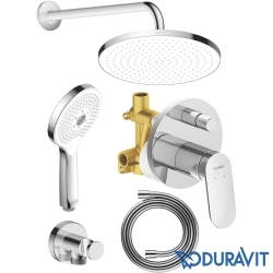 Duravit - Duravit Wave Ankastre Banyo Bataryası, Tepe ve El Duşu Seti