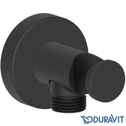 Duravit - Duravit Wave Ankastre Banyo Bataryası, Tepe ve El Duşu Seti, Mat Siyah