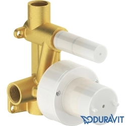 Duravit - Duravit Wave Ankastre Banyo Bataryası, Tepe ve El Duşu Seti, Paslanmaz Çelik