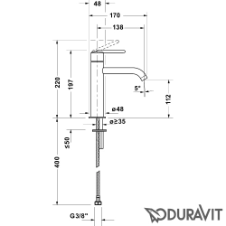 Duravit - Duravit Balcoon Lavabo Bataryası (M-Boy)
