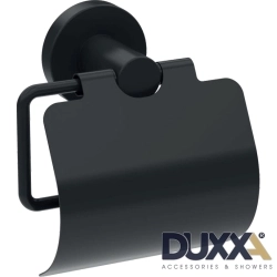 Duxxa - Duxxa Arya Kapaklı Tuvalet Kağıtlığı, Mat Siyah