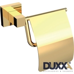 Duxxa - Duxxa Q1 Kapaklı Tuvalet Kağıtlığı, Altın