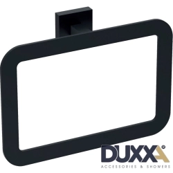 Duxxa - Duxxa S-Line Yuvarlak Havluluk, Mat Siyah