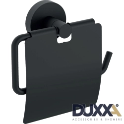 Duxxa - Duxxa Proje Neo Kapaklı Tuvalet Kağıtlığı, Mat Siyah