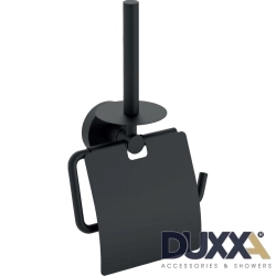 Duxxa - Duxxa Proje Neo Bekletme Tuvalet Kağıtlığı, Mat Siyah