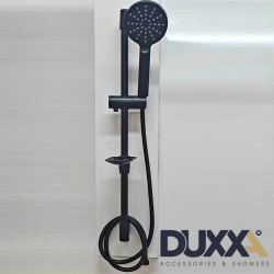 Duxxa - Duxxa Caprice 300 Sürgülü Duş Seti, Siyah