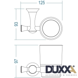 Duxxa - Duxxa Art Deluxe Diş Fırçalığı, Titan