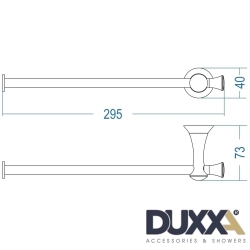 Duxxa - Duxxa Art Deluxe Havluluk, Titan