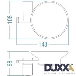 Duxxa - Duxxa F1 Sabunluk, Mat Siyah
