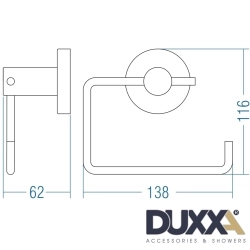 Duxxa - Duxxa Arya Tuvalet Kağıtlığı, Altın