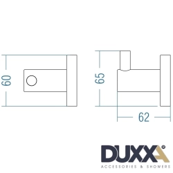 Duxxa - Duxxa Arya Tekli Askılık, Mat Siyah