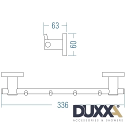 Duxxa - Duxxa Arya Dörtlü Set Askılık, Altın