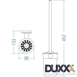 Duxxa - Duxxa Arya Tuvalet Fırçalığı, Mat Siyah