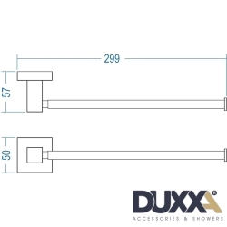 Duxxa - Duxxa Q1 Kağıt Havluluk, Mat Siyah