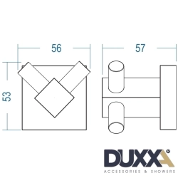Duxxa - Duxxa Q1 İkili Askılık, Altın