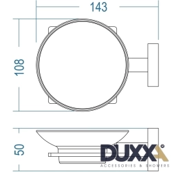 Duxxa - Duxxa S-Line Sabunluk, Mat Siyah