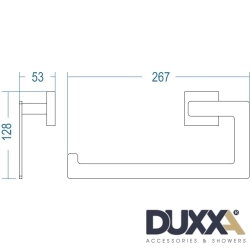 Duxxa - Duxxa S-Line Kağıt Havluluk, Altın