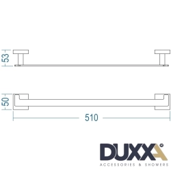 Duxxa - Duxxa S-Line Uzun Havluluk, Mat Siyah
