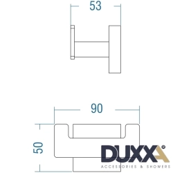 Duxxa - Duxxa S-Line İkili Askılık, Mat Siyah