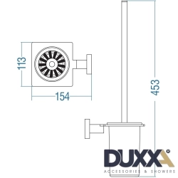 Duxxa - Duxxa S-Line Tuvalet Fırçalığı, Altın