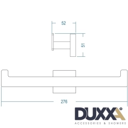 Duxxa - Duxxa S-Line İkili Tuvalet Kağıtlığı