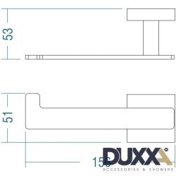 Duxxa - Duxxa S-Line Tuvalet Kağıtlığı