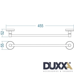 Duxxa - Duxxa Proje Neo Uzun Havluluk, Mat Siyah