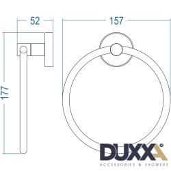 Duxxa - Duxxa Proje Neo Yuvarlak Havluluk