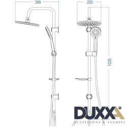 Duxxa - Duxxa Como 400 Duş Sistemi