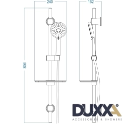 Duxxa - Duxxa Bolero 800 Sürgülü Duş Seti