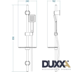 Duxxa - Duxxa Palace 800 Sürgülü Duş Seti
