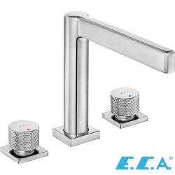 E.C.A - ECA Life 3 Delikli Ankastre Lavabo Bataryası - 102105778