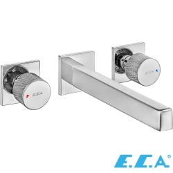 E.C.A - ECA Life 3 Delikli Duvardan Ankastre Lavabo Bataryası