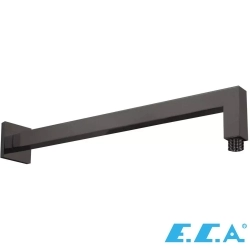 E.C.A - ECA Duvardan Dirsek, 40 cm, Mat Antrasit