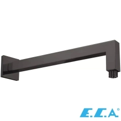 E.C.A - ECA Duvardan Dirsek, 34 cm, Mat Antrasit