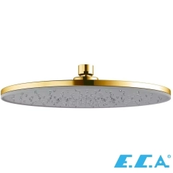 E.C.A - ECA Dalia Duş Başlığı, 25 cm, Altın