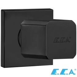 E.C.A - ECA Tiera Ankastre Stop Valf, Mat Siyah (Boyu Ayarlanabilir)