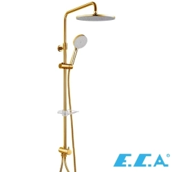 E.C.A - ECA Dalia Plus Teleskobik Kolonlu Duş Sistemi, Altın