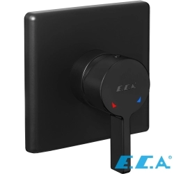E.C.A - ECA Life Ankastre Duş Bataryası (Sıva Üstü Grubu), Mat Siyah - 102167122C1-K
