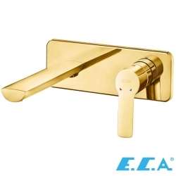 E.C.A - ECA Luna Ankastre Lavabo Bataryası, Altın (Sıva Üstü Grubu)