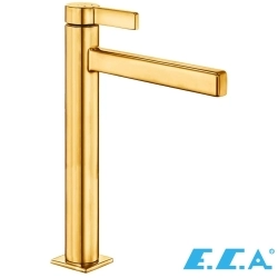 E.C.A - ECA Life Tezgah Üstü Lavabo Bataryası, Altın