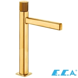 E.C.A - ECA Life Ecotechnology Tezgah Üstü Lavabo Bataryası, Altın