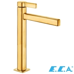 E.C.A - ECA Life Ecotechnology Tezgah Üstü Lavabo Bataryası, Altın
