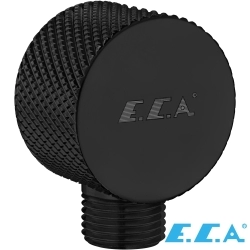 E.C.A - ECA Life Duş Çıkış Dirseği, Mat Siyah - 102199917C1